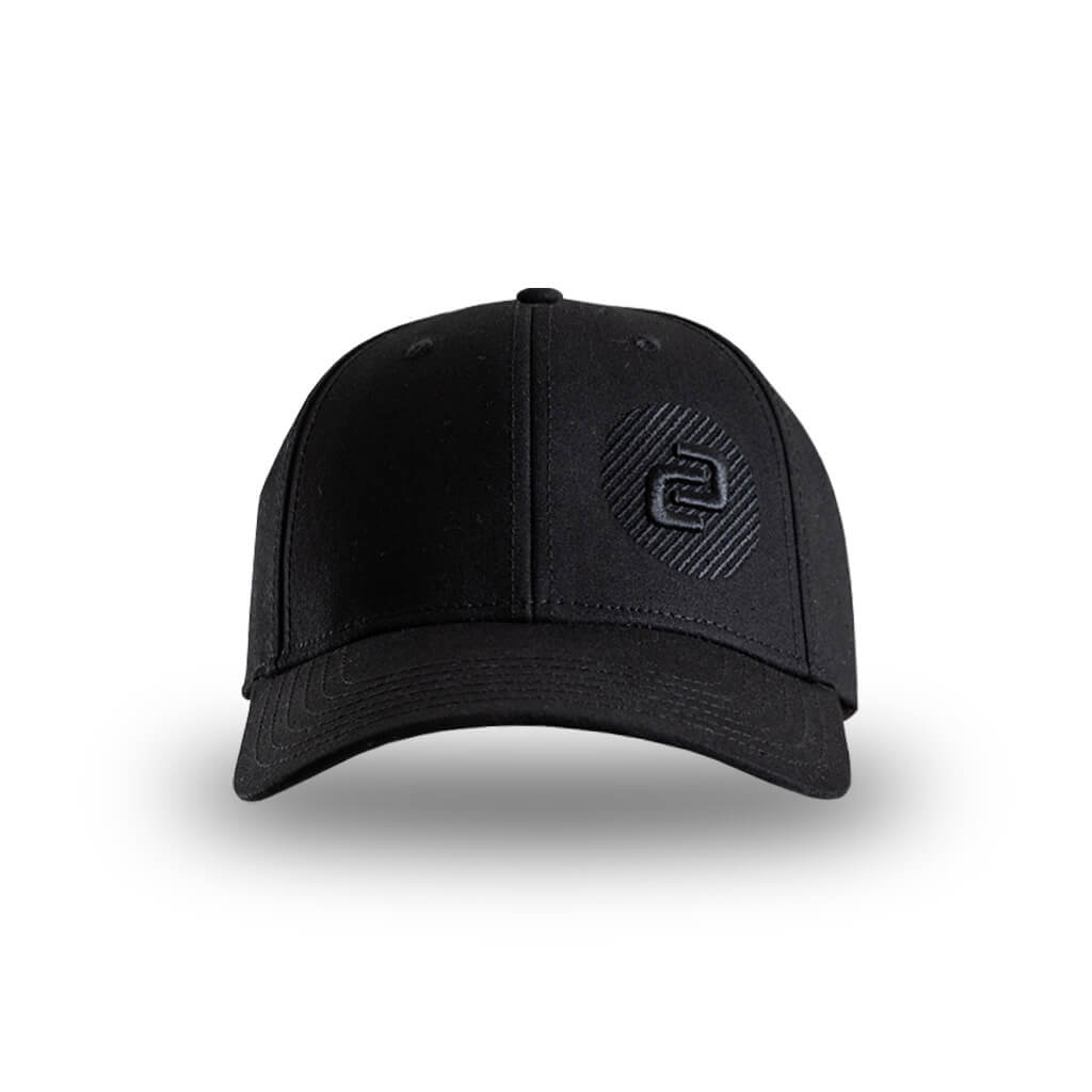 Recycled Curved Peak Snapback Cap Black Ciovita International