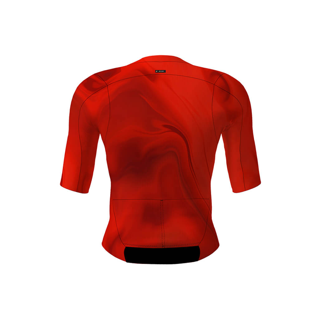 Men&#39;s Aeolis Zipperless Pro Fit Jersey (Red Swirl)