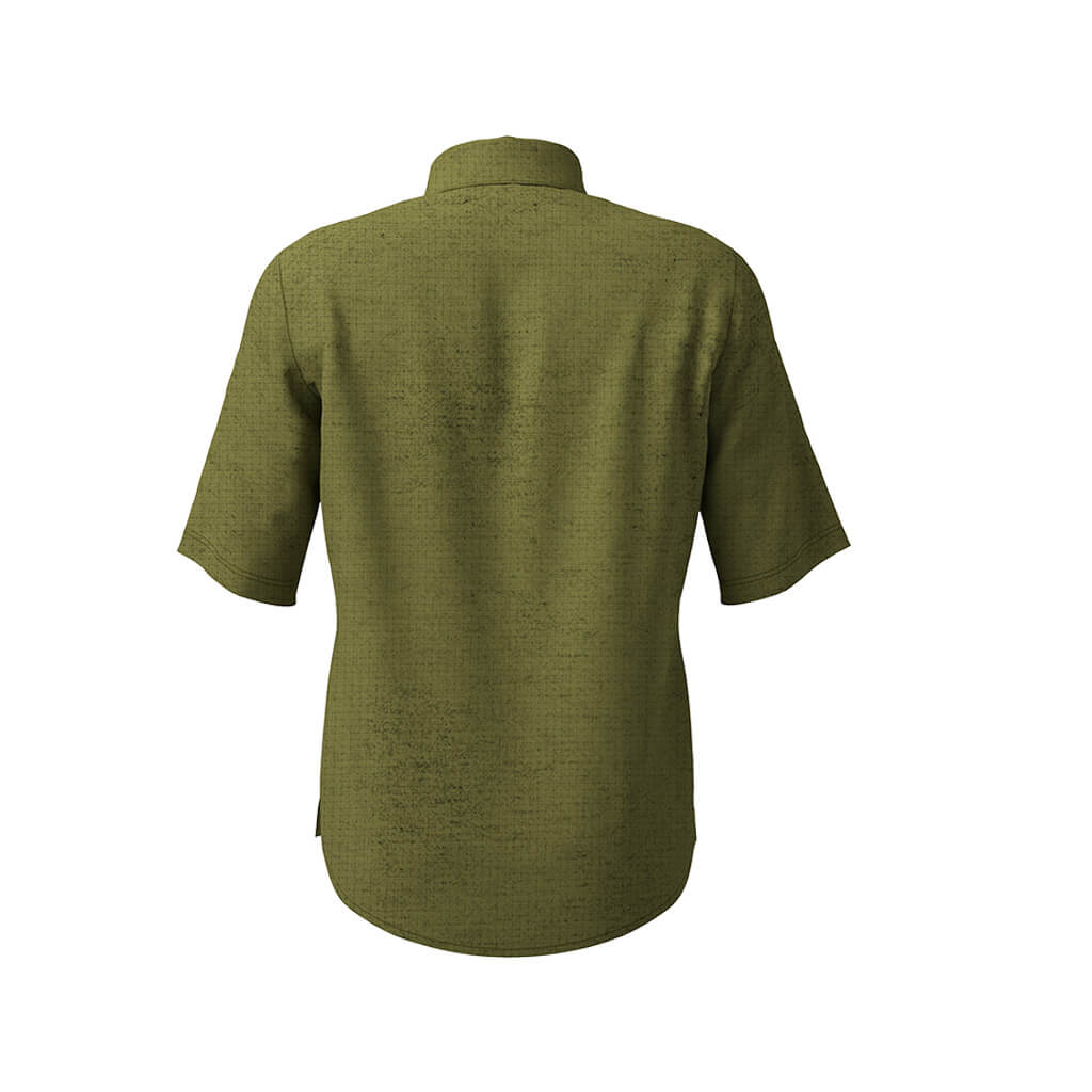 Men&#39;s Short Sleeve Adventure Shirt (Olive Melange)