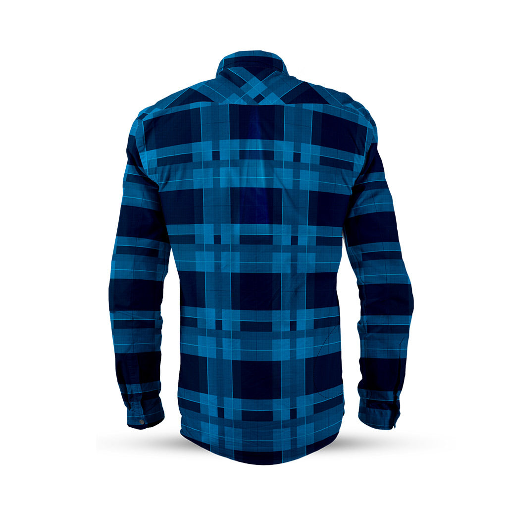 Men&#39;s Long Sleeve Adventure Shirt (Cyan)