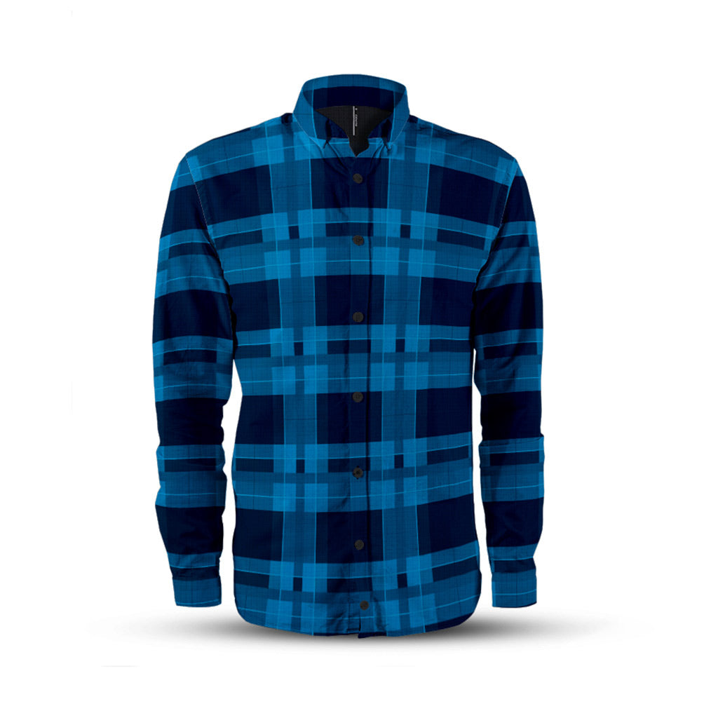 Men&#39;s Long Sleeve Adventure Shirt (Cyan)