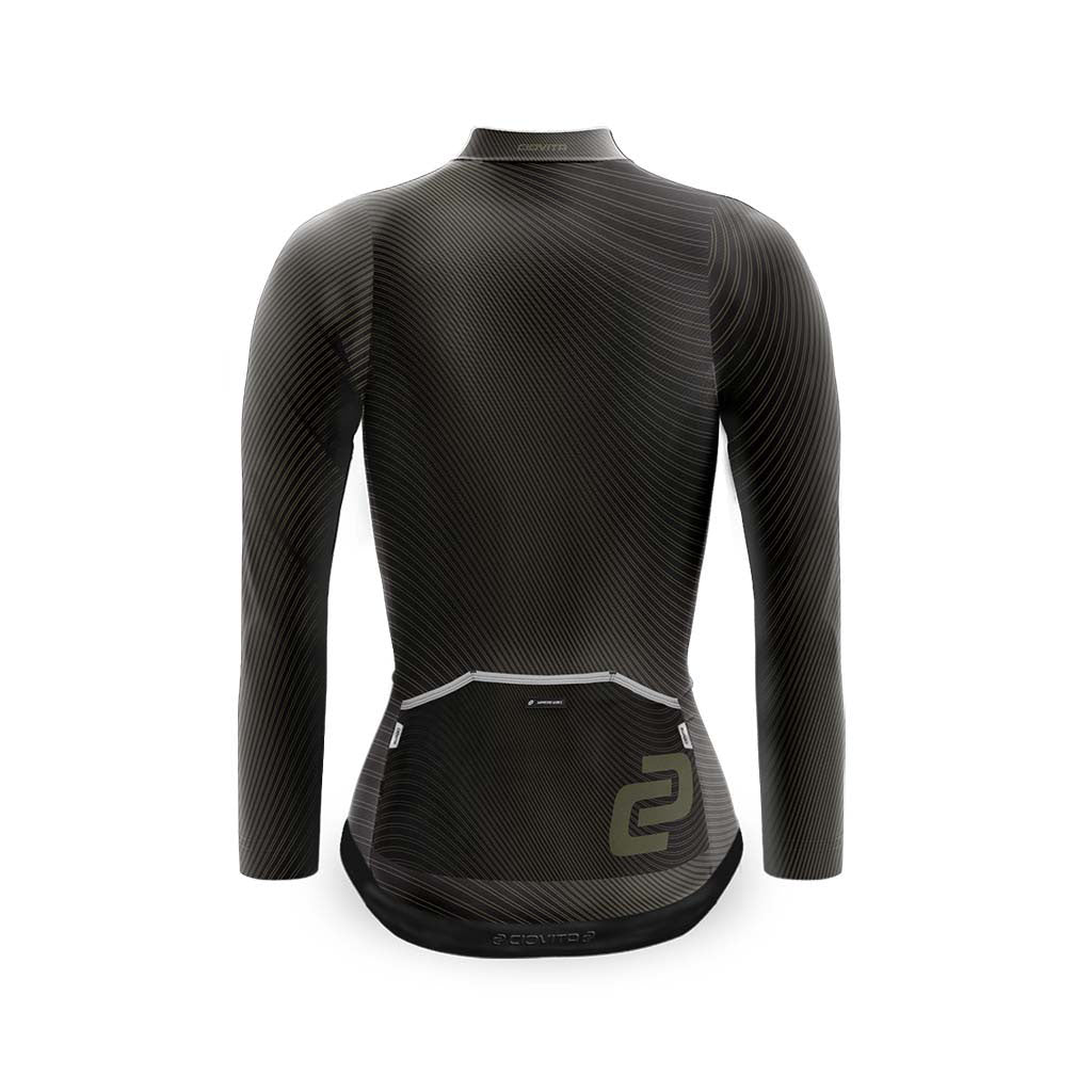 Women&#39;s Motion Long Sleeve Flyweight Jersey (Black)