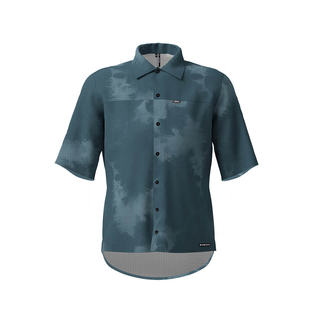 Men&#39;s Short Sleeve Adventure Shirt (Blue Elemental)