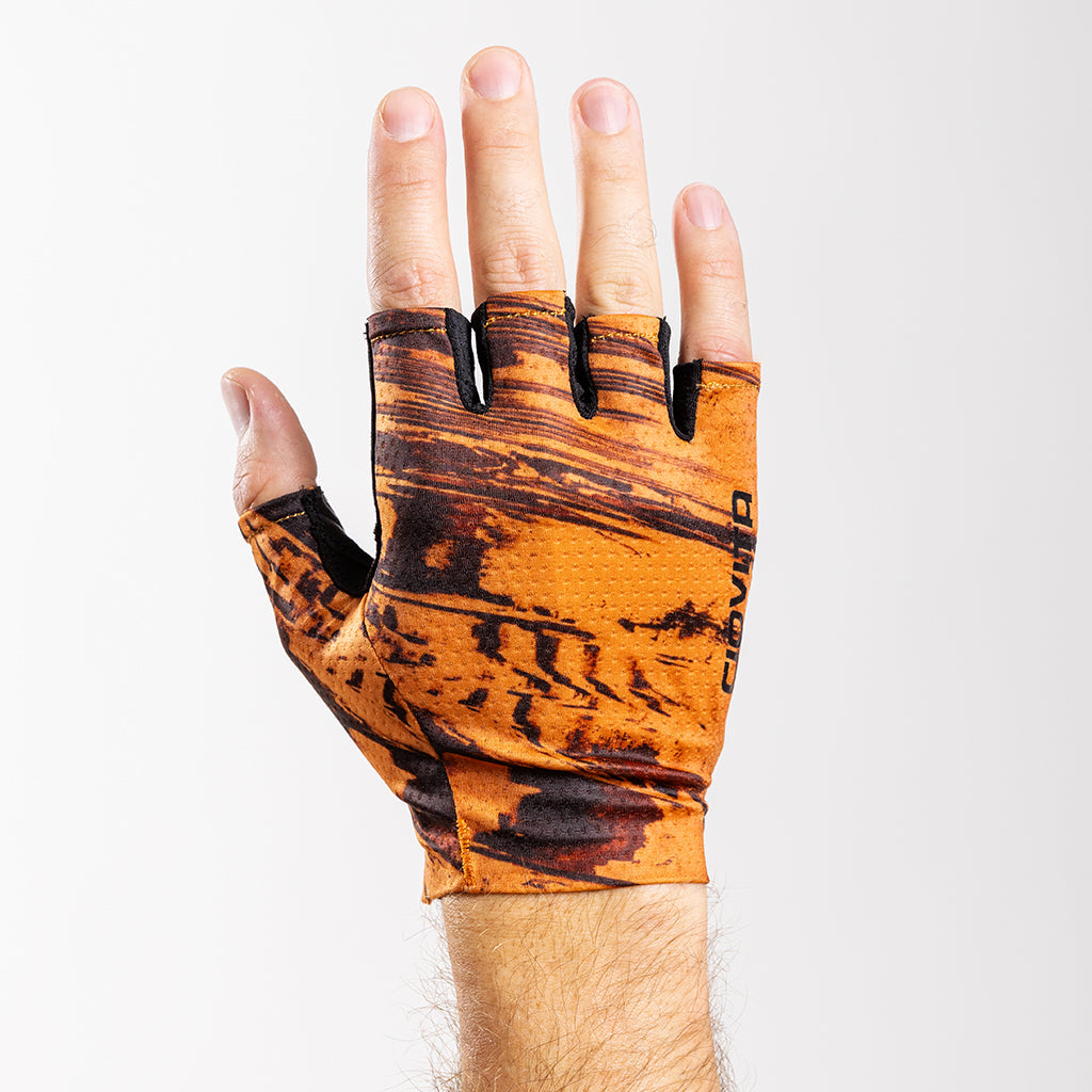 Race Mesh Short Finger Glove (Apricot)