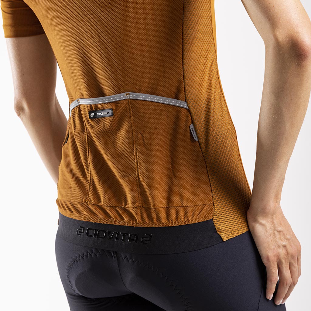 Women&#39;s Nucleo Sport Fit Jersey (Rust)