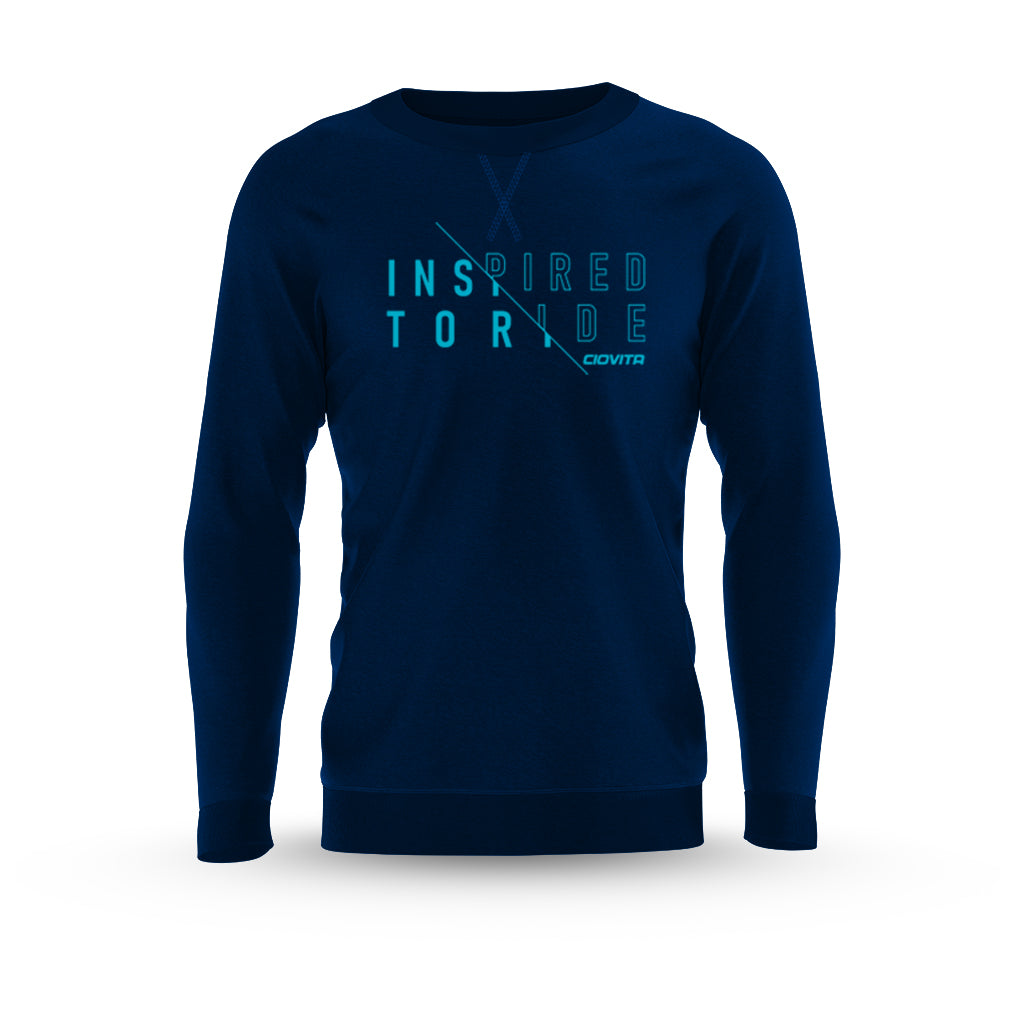 Unisex Doppio Crew Neck (Navy)