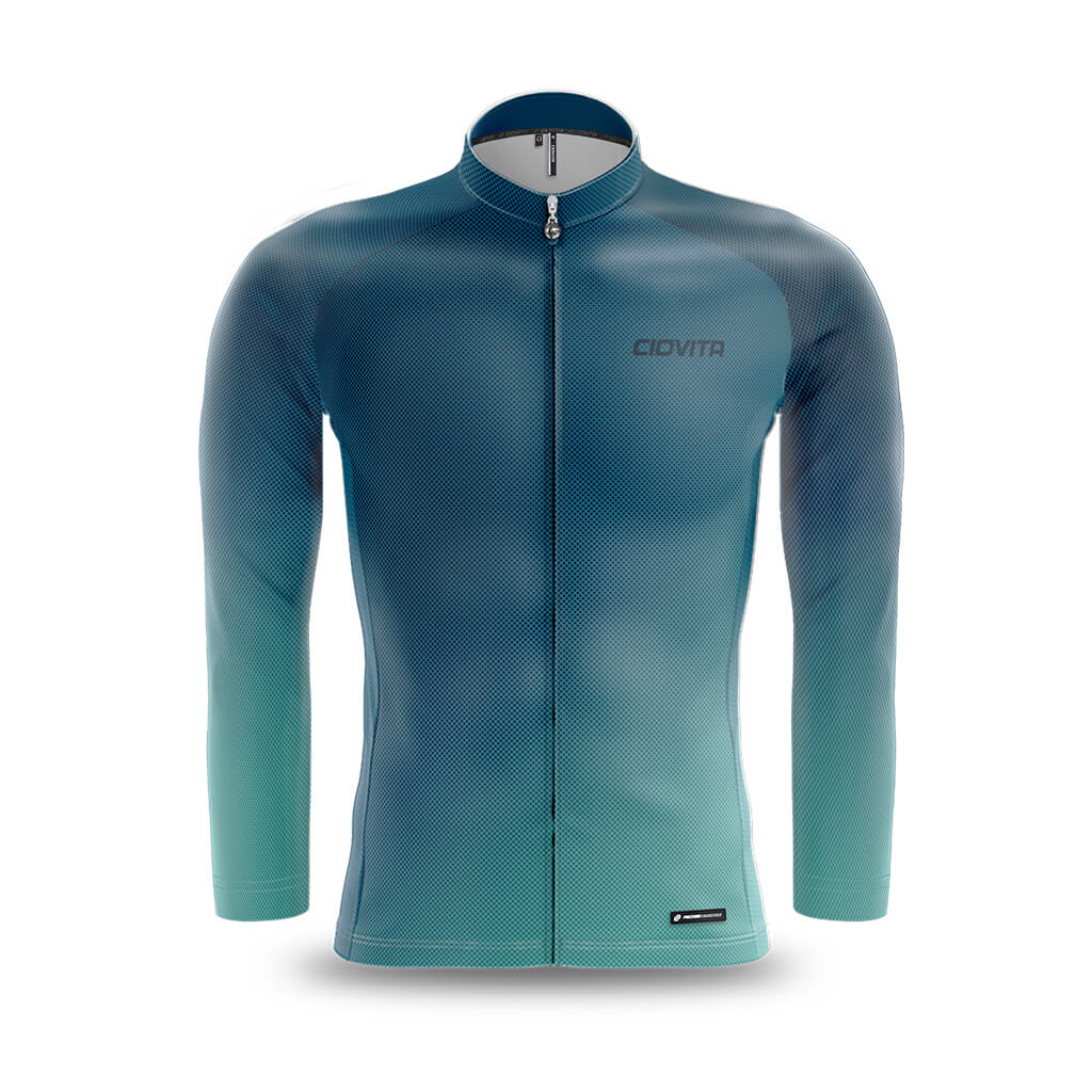 Men&#39;s Punto Long Sleeve Sport Fit Jersey (Teal)