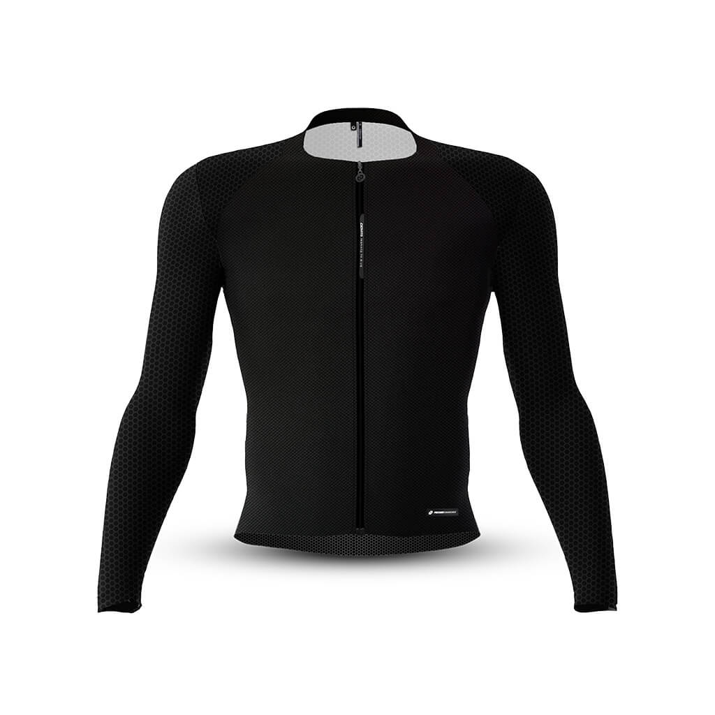 Men&#39;s Apex H1 Svelto Long Sleeve Jersey (Black)