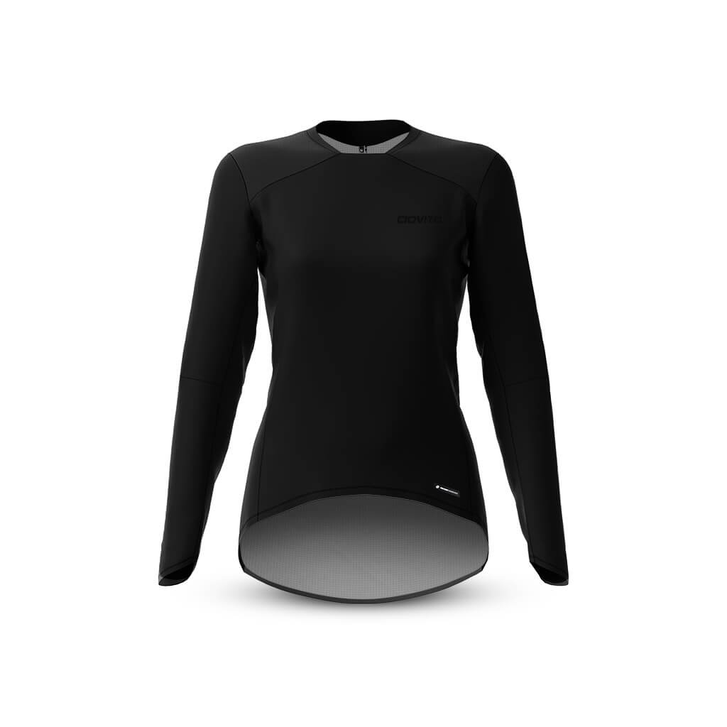 Women&#39;s Scuro Long Sleeve Trail Tee (Black)