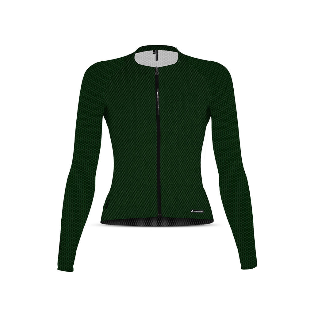 Women&#39;s Apex H1 Svelto Long Sleeve Jersey (Forest)