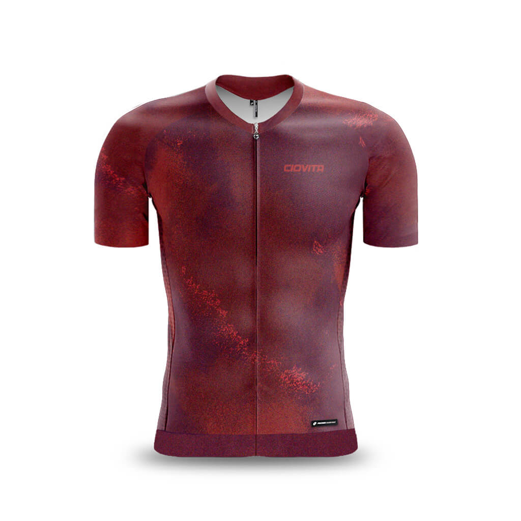 Men&#39;s Citta Corsa Race Fit Jersey (Maroon)