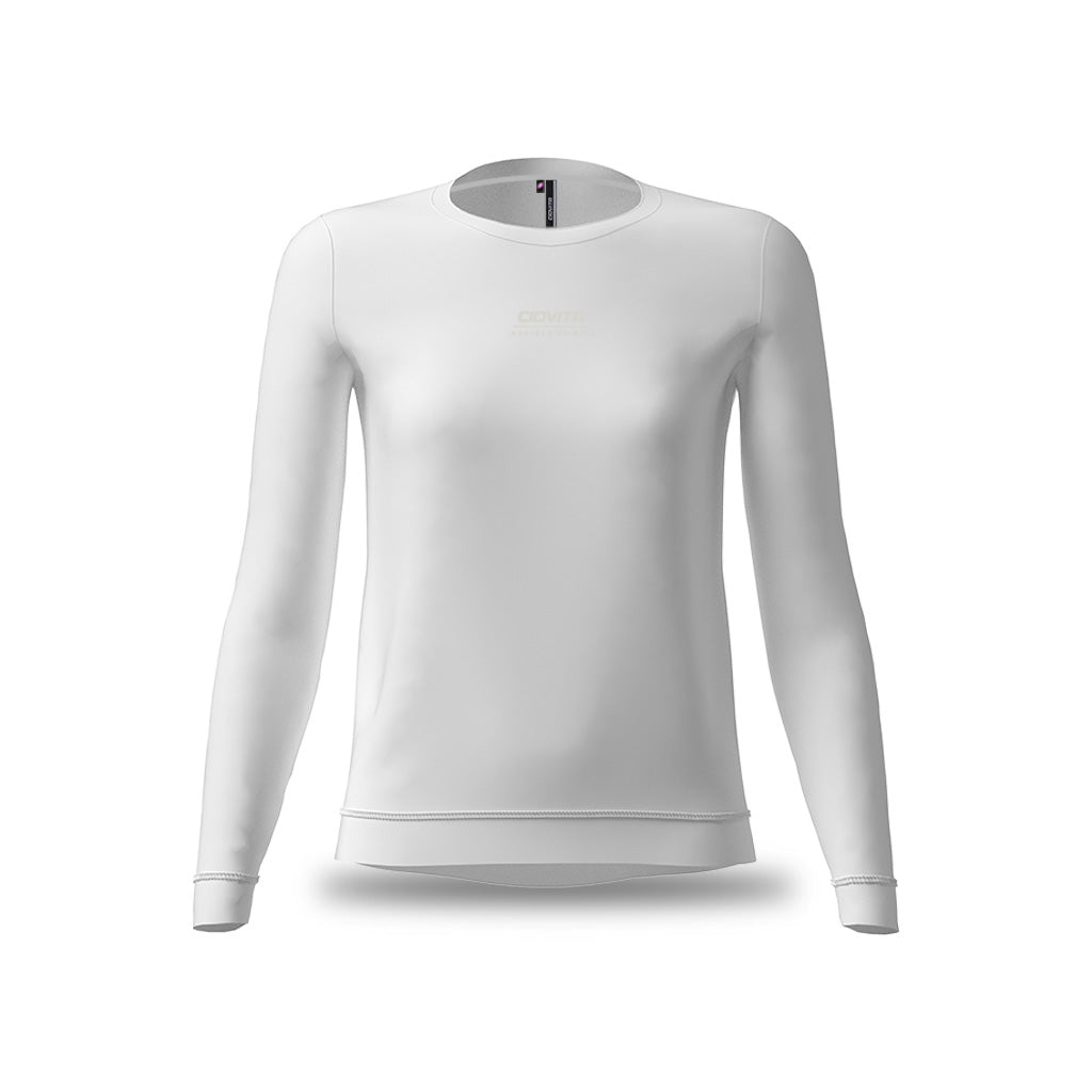 Women&#39;s Core Casual Long Sleeve T Shirt (White)