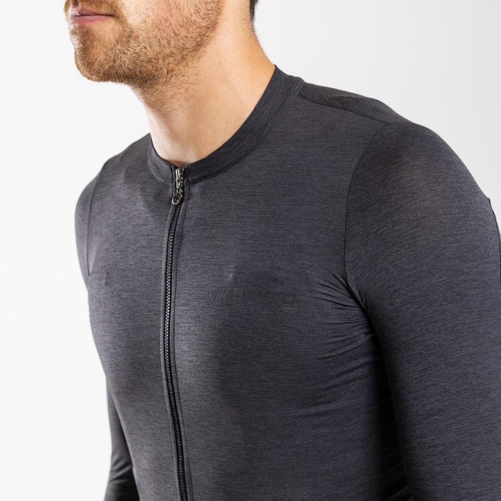 Men&#39;s Librio Long Sleeve Race Fit Jersey (Charcoal)