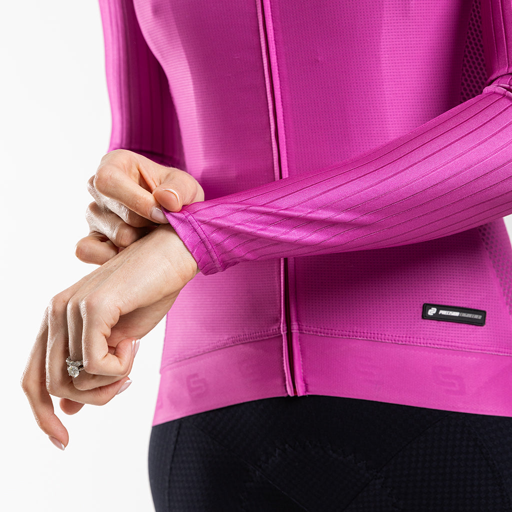 Women&#39;s Faro Long Sleeve Race Fit 2.0 Jersey (Magenta)