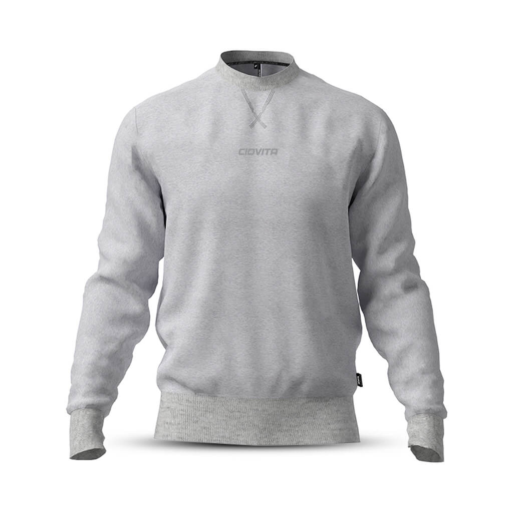 Men&#39;s Crew Neck Sweater (Grey)