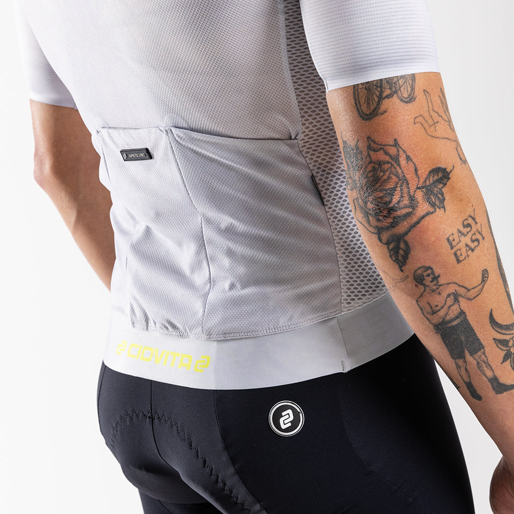 Men&#39;s Fumo Race Fit Jersey (White)