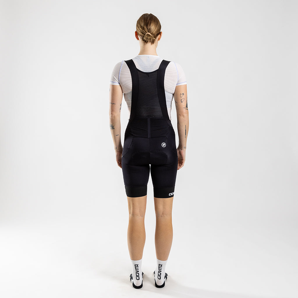 Women&#39;s Cargo Bib Shorts 2.0 (Black)