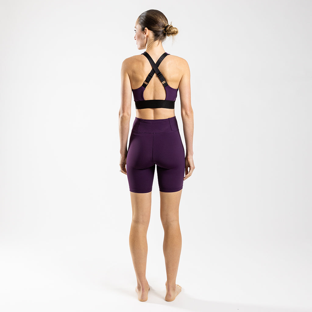 Women&#39;s Supremo Short Training Tights (Plum)