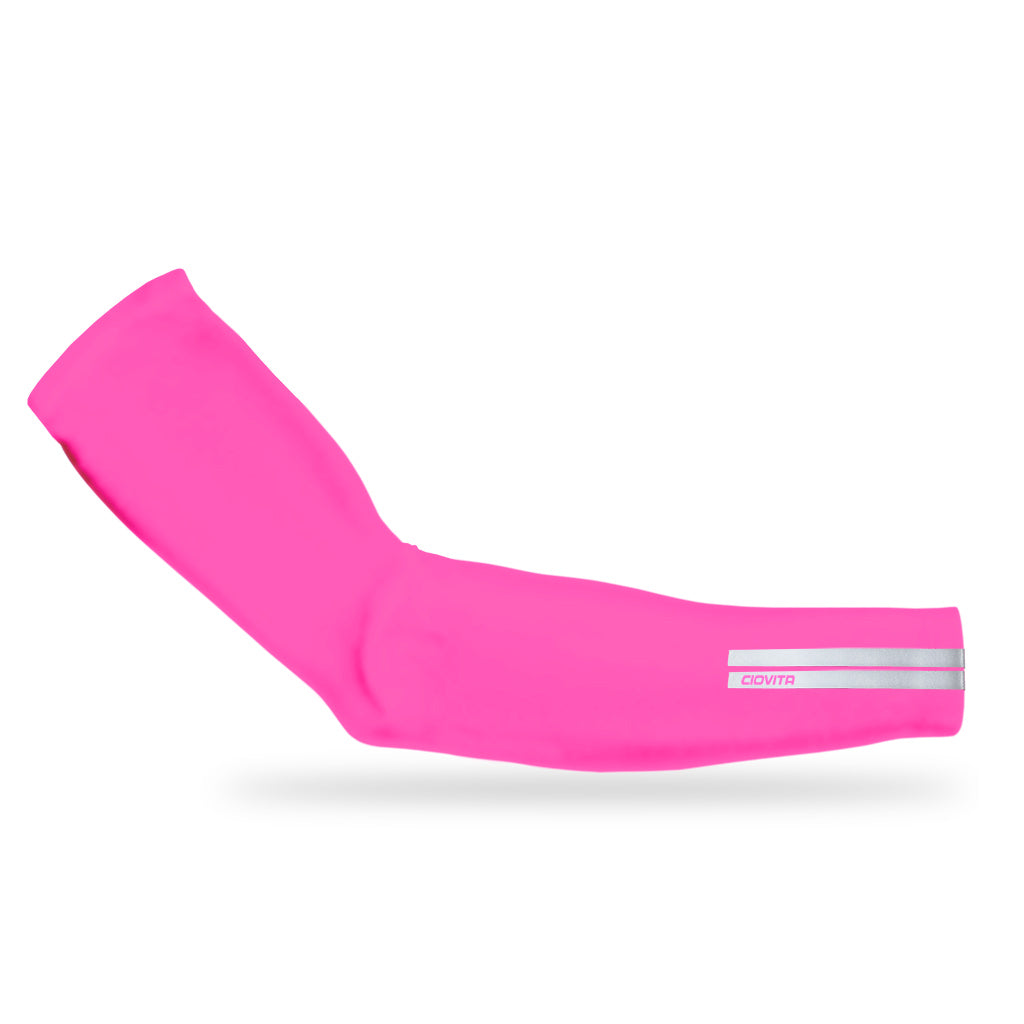 lumo pink sunsleeves with reflective strips