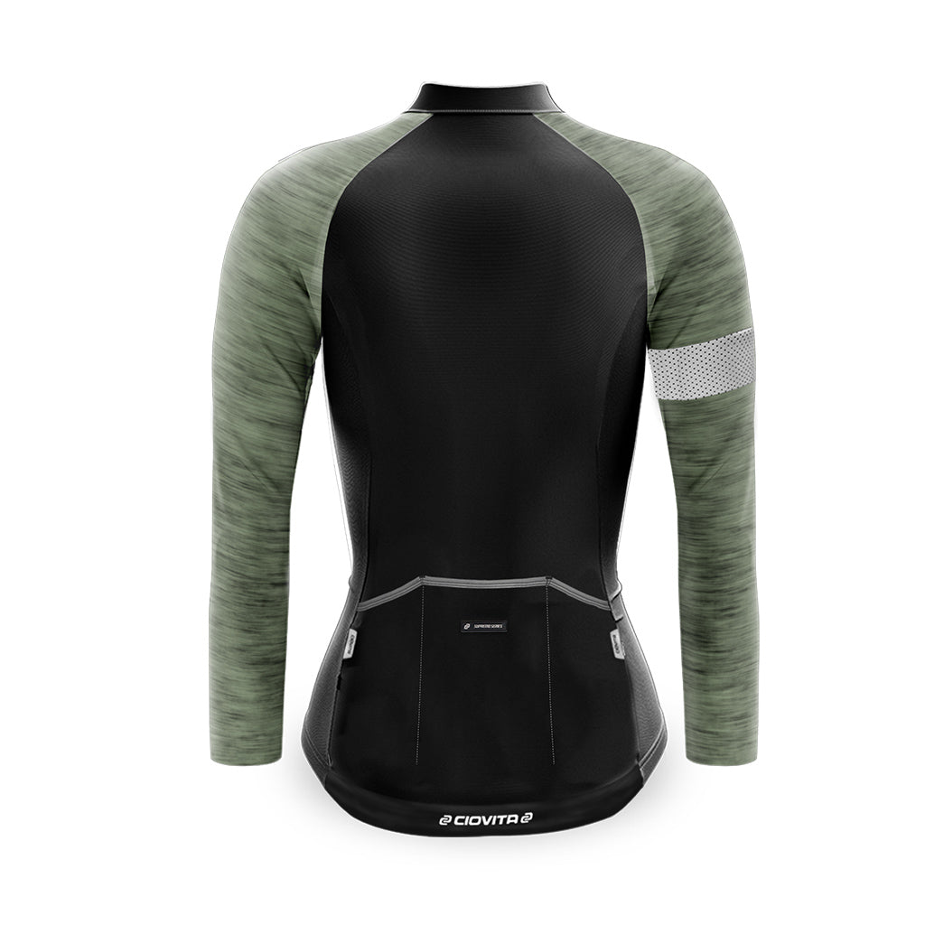 Women&#39;s Opera Long Sleeve Jersey (Olive)