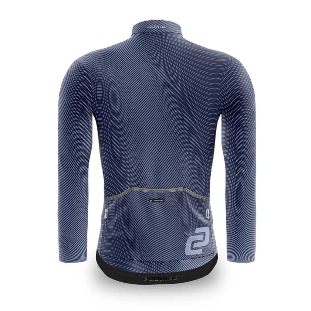 Men&#39;s Motion Long Sleeve Flyweight Jersey (Blue)