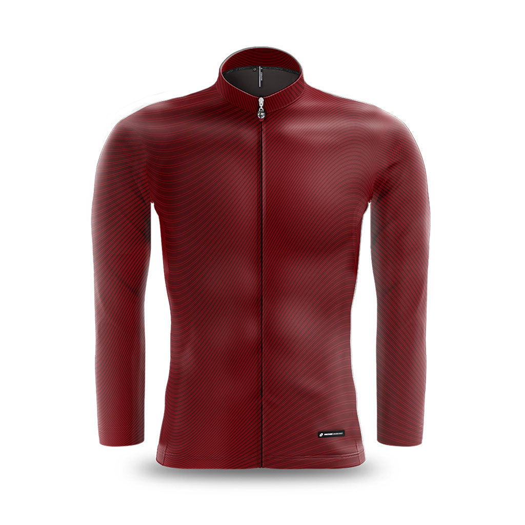 Men&#39;s Motion Long Sleeve Flyweight Jersey (Bloodstone)