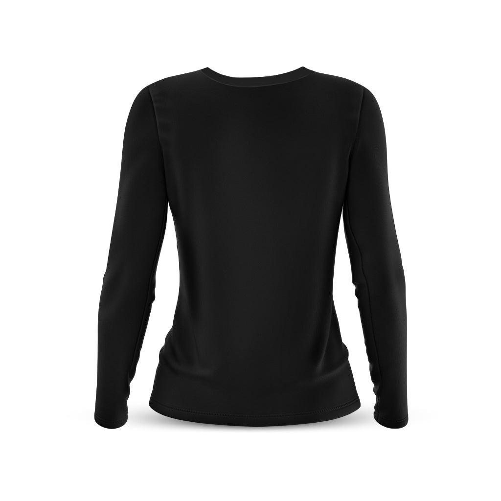 Women&#39;s Doppio Long Sleeve T Shirt (Black)