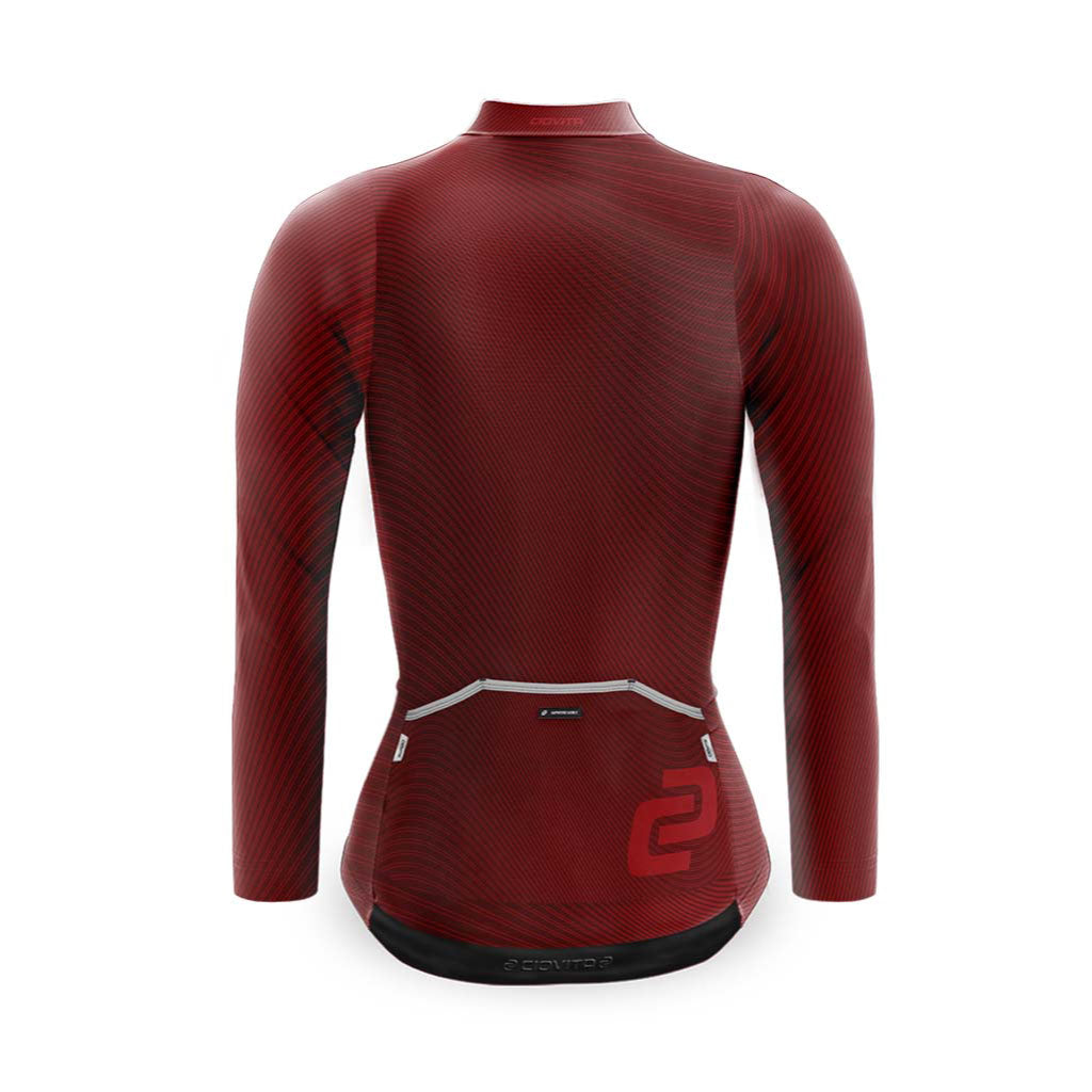 Women&#39;s Motion Long Sleeve Flyweight Jersey (Bloodstone)