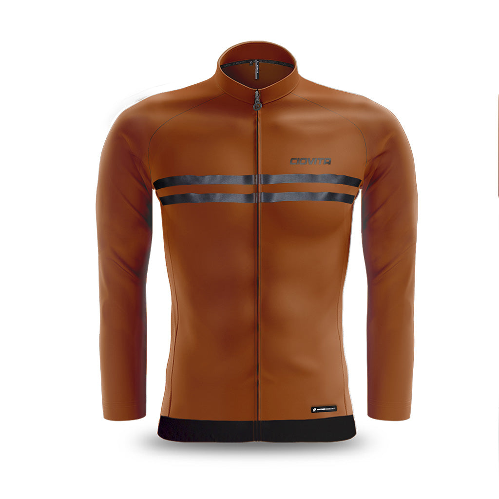 Men&#39;s Faro Long Sleeve Jersey (Rust)