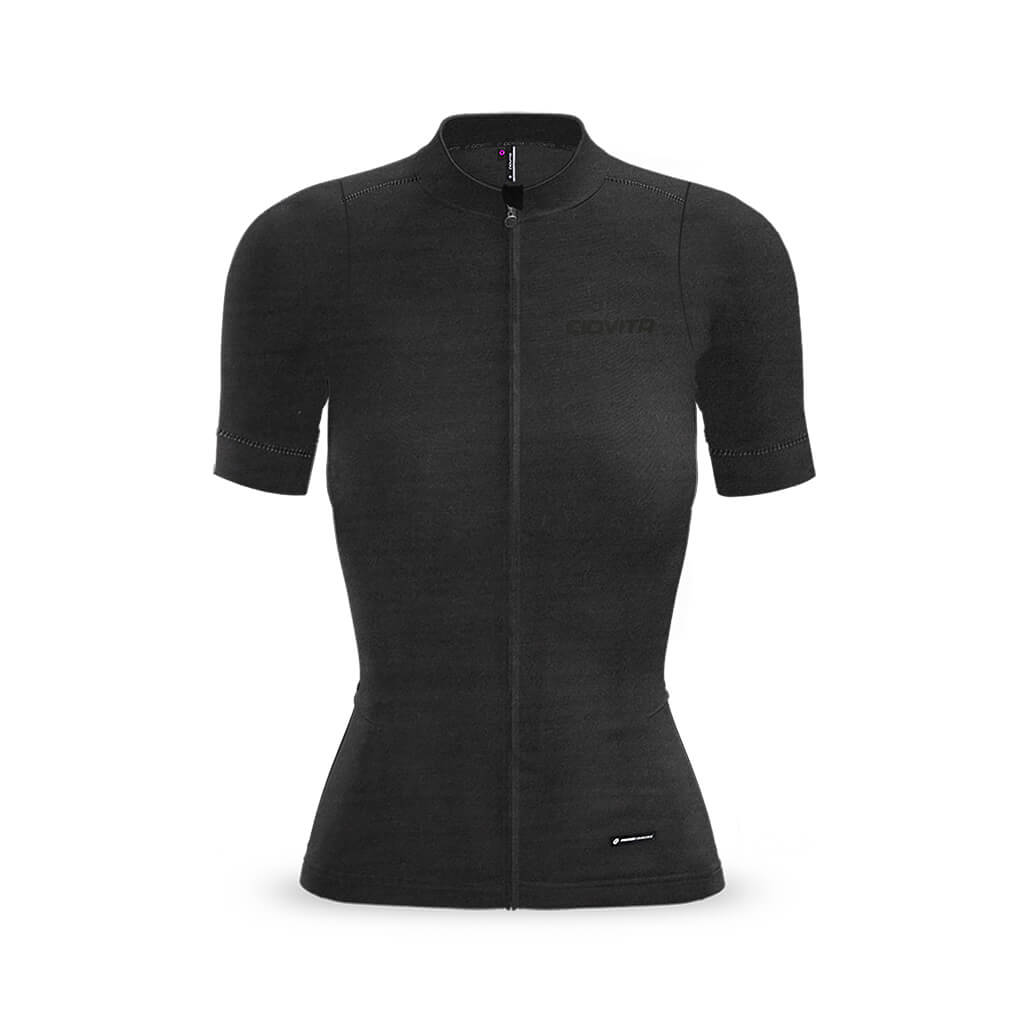 Women&#39;s Pecora Merino Cycling Jersey (Charcoal)