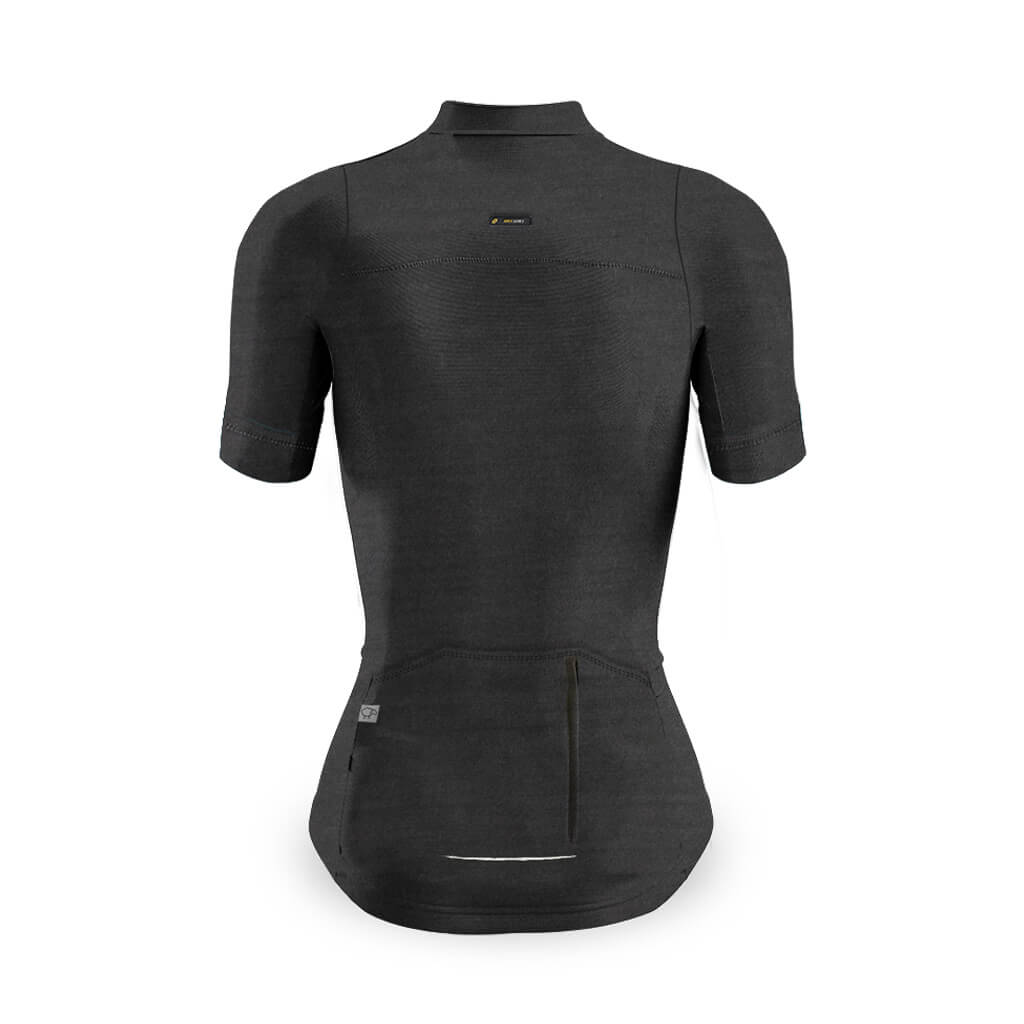 Women&#39;s Pecora Merino Cycling Jersey (Charcoal)