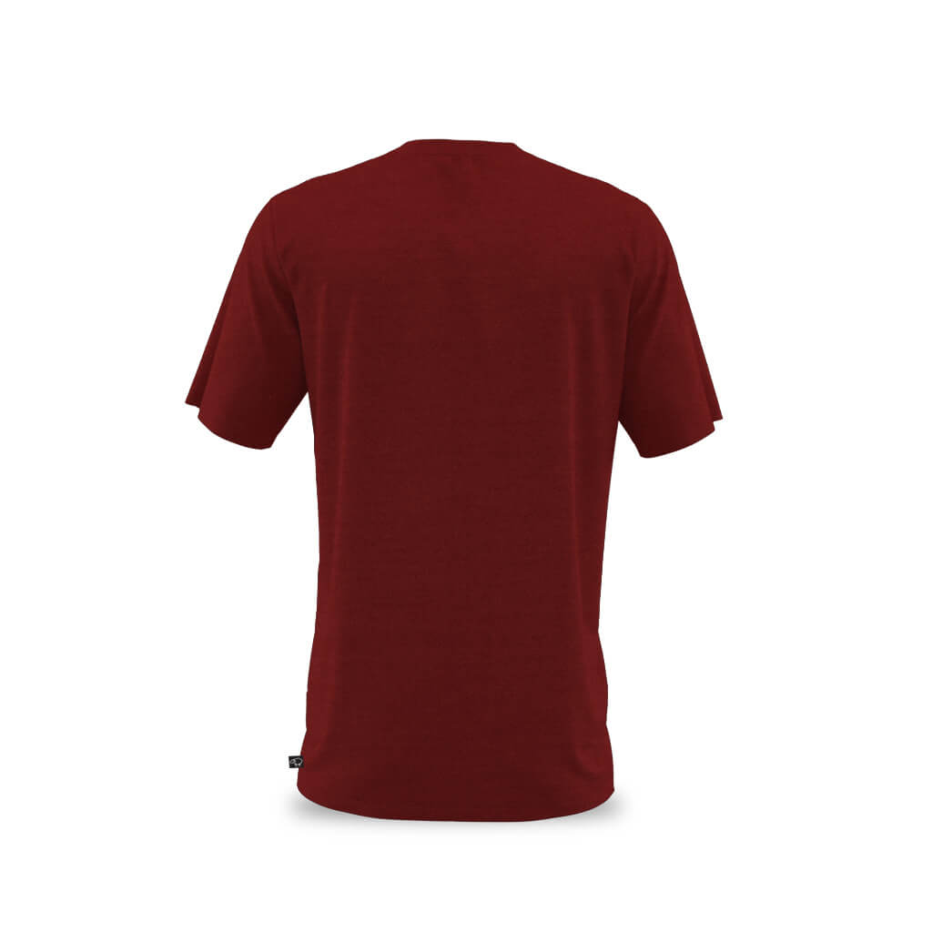 Men&#39;s Casual Merino T Shirt (Bloodstone)