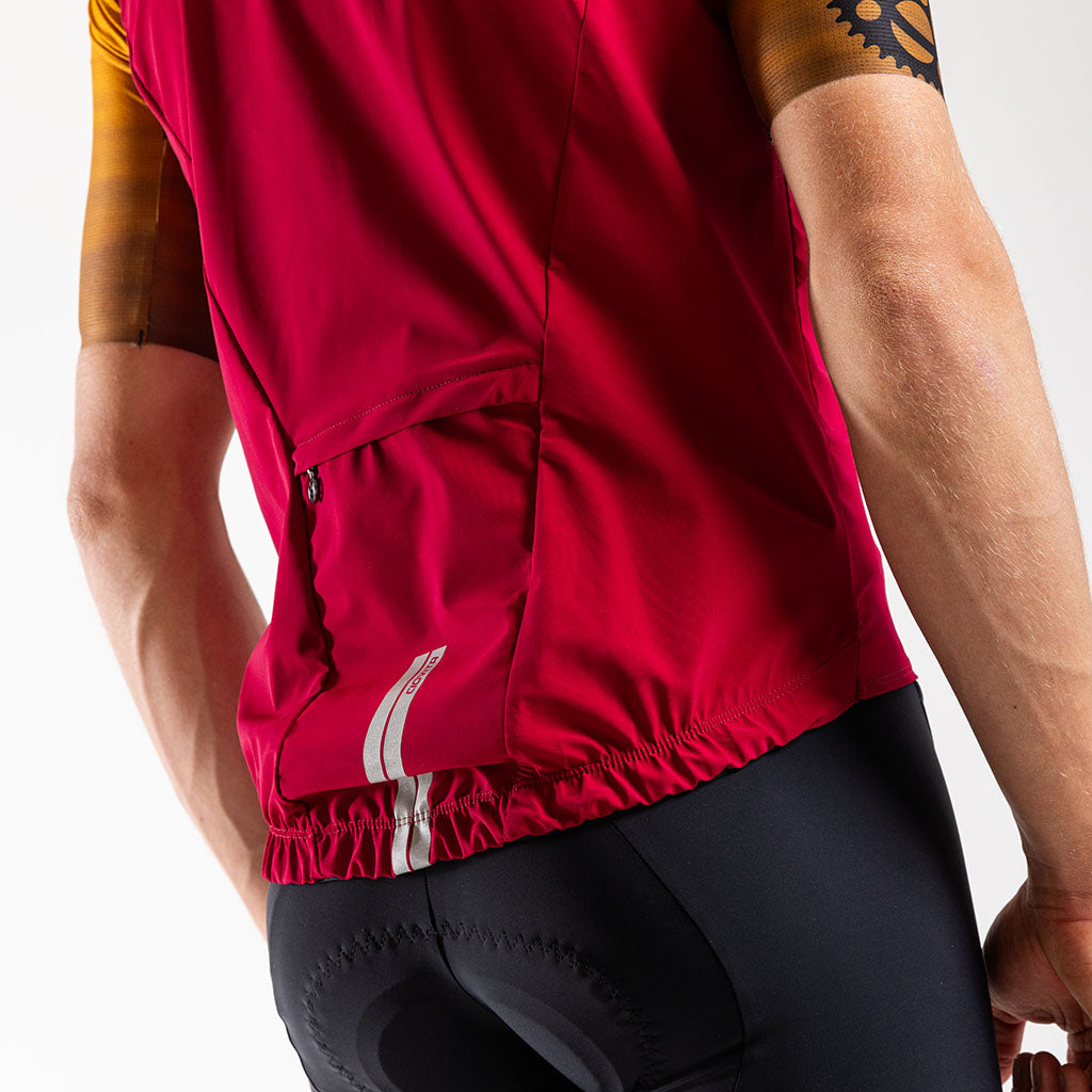 Men&#39;s Absa Cape Epic 2024 Apex Lamina Gilet (Burgundy)