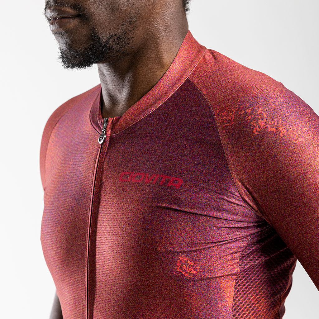 Men&#39;s Citta Corsa Race Fit Jersey (Maroon)