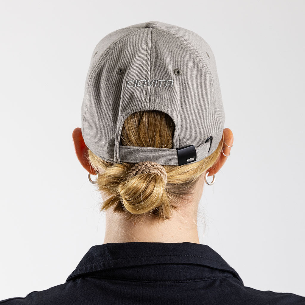 Curved Peak Adjustable Cap (Grey Melange)