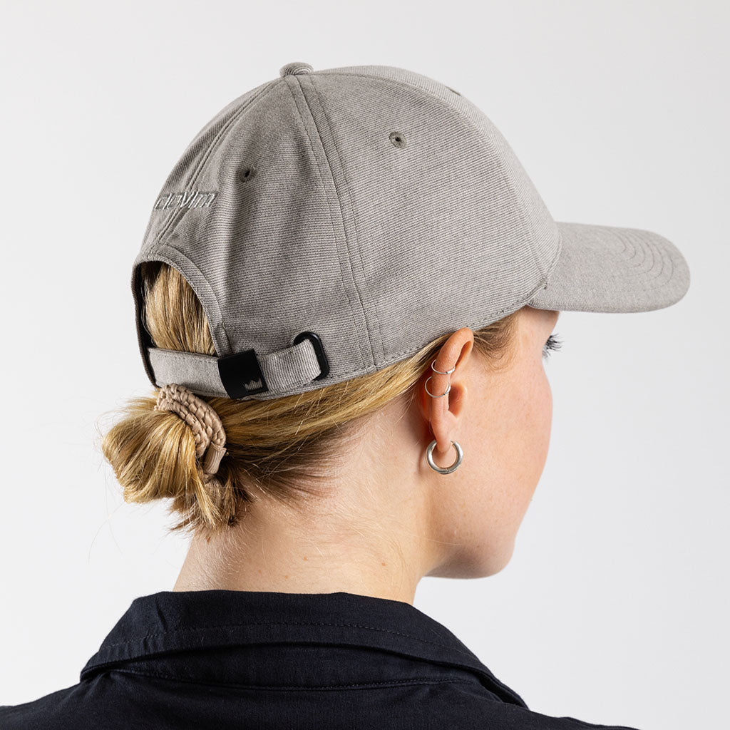 Curved Peak Adjustable Cap (Grey Melange)