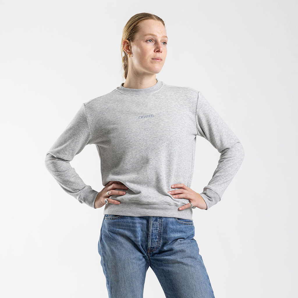 Women&#39;s Crew Neck Sweater (Grey)