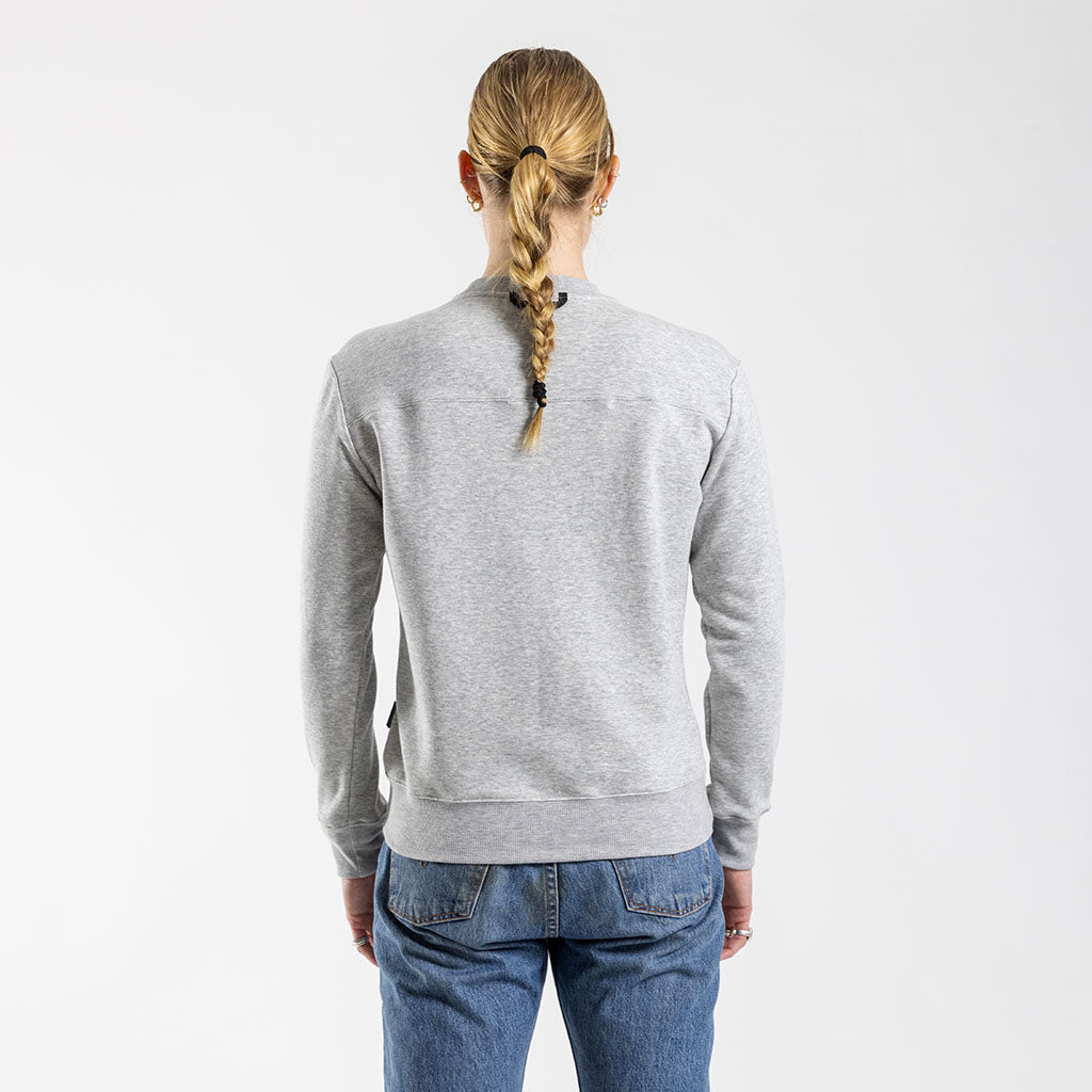 Women&#39;s Crew Neck Sweater (Grey)