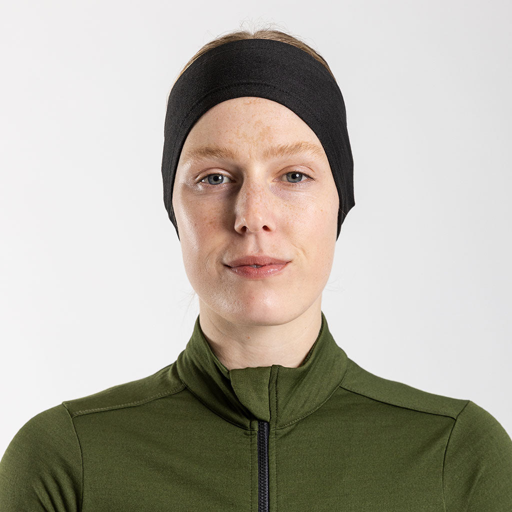 Merino Ear Warmer (Black)