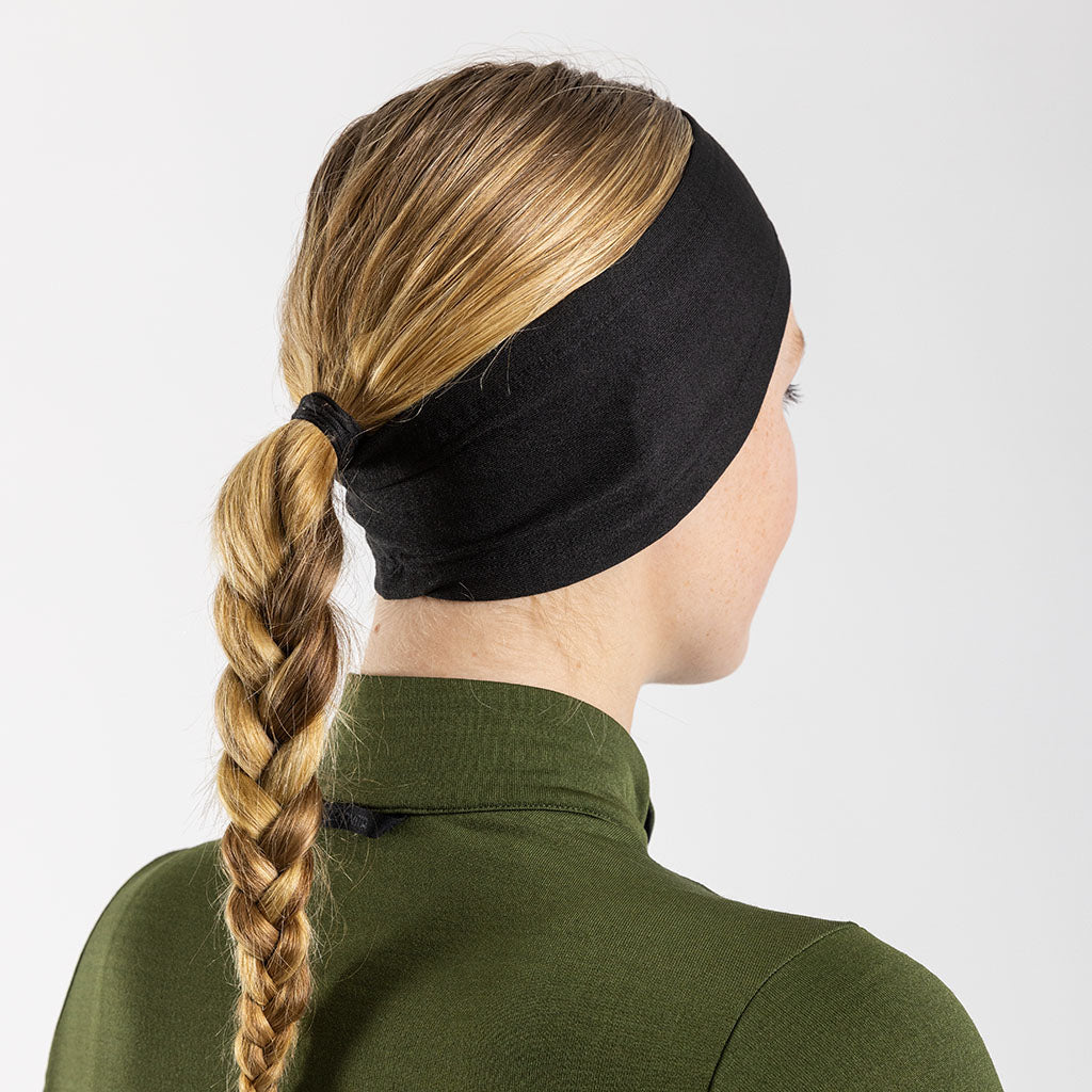 Merino Ear Warmer (Black)