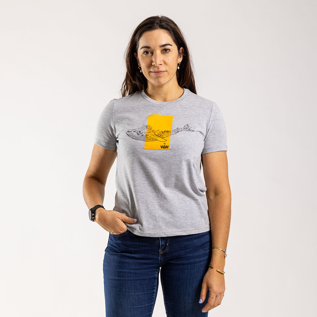 Women&#39;s FNB W2W T Shirt (Grey Melange)