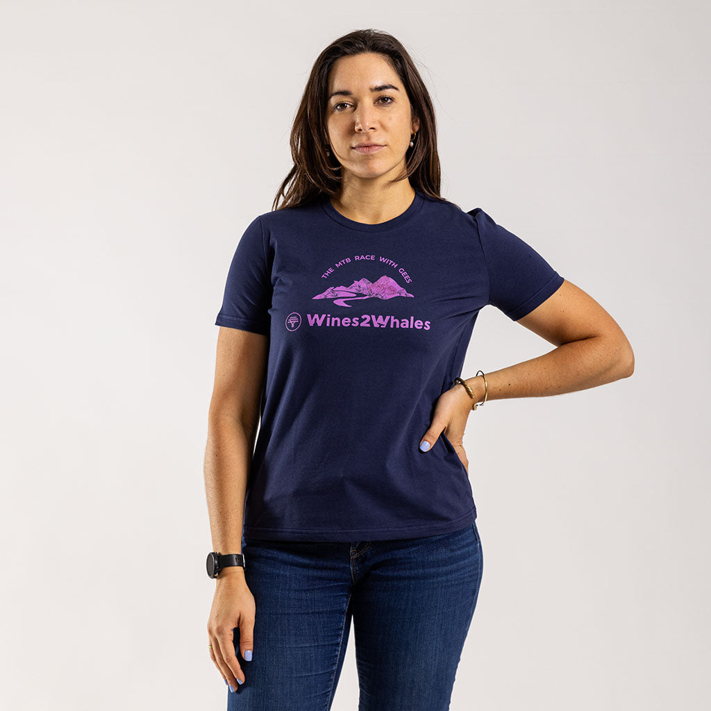 Women&#39;s FNB W2W Navy T Shirt (Navy)