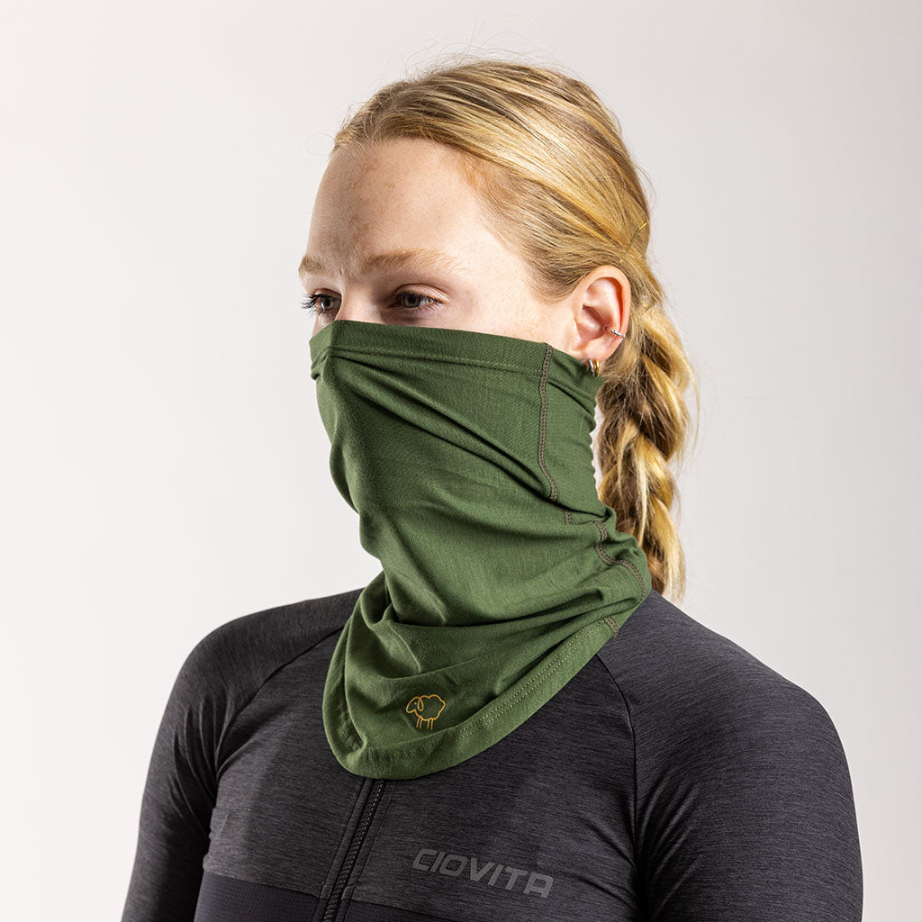 Merino Midweight Collar VitaTube (Olive)