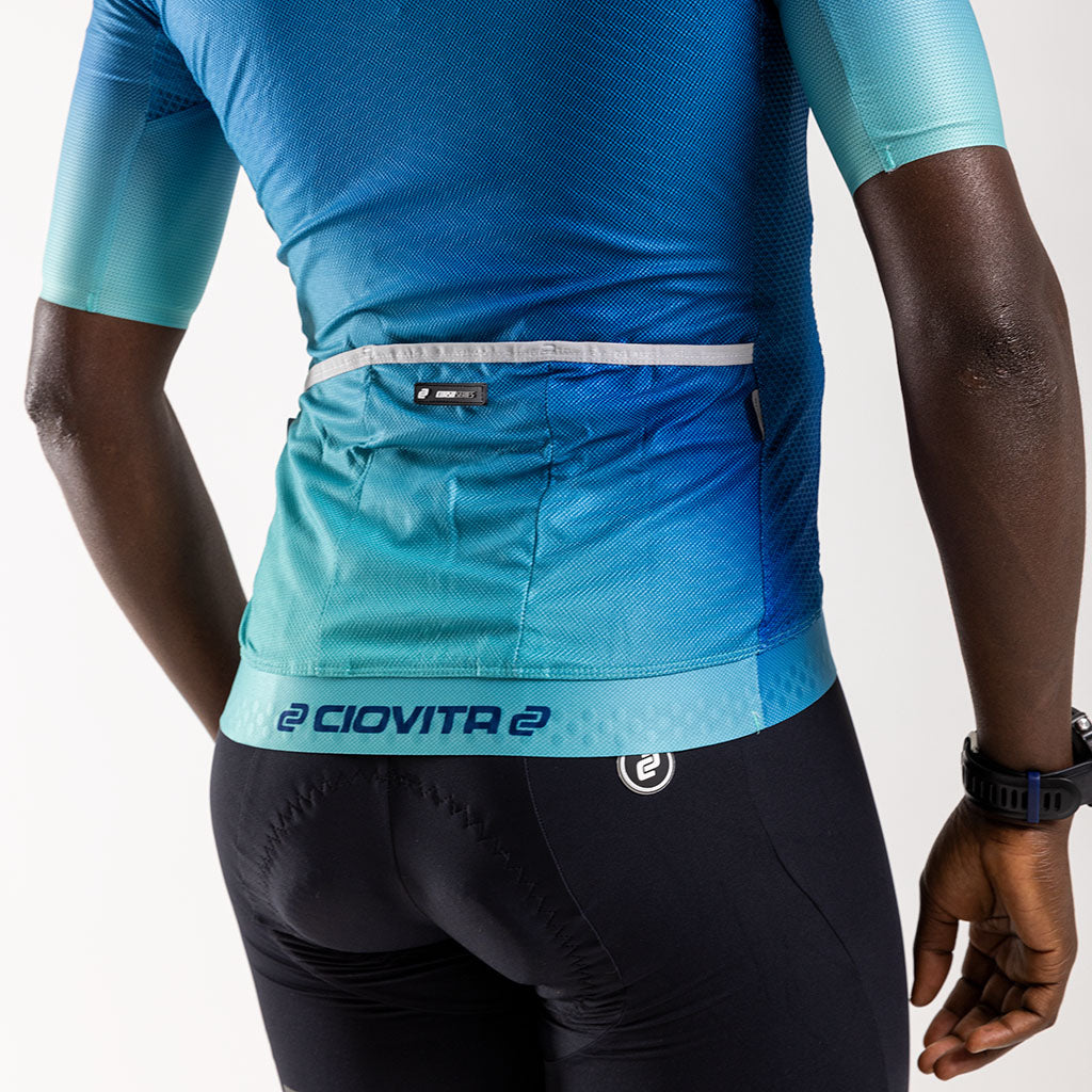 Men&#39;s Punto Corsa Race Fit 2.0 Jersey (Teal)