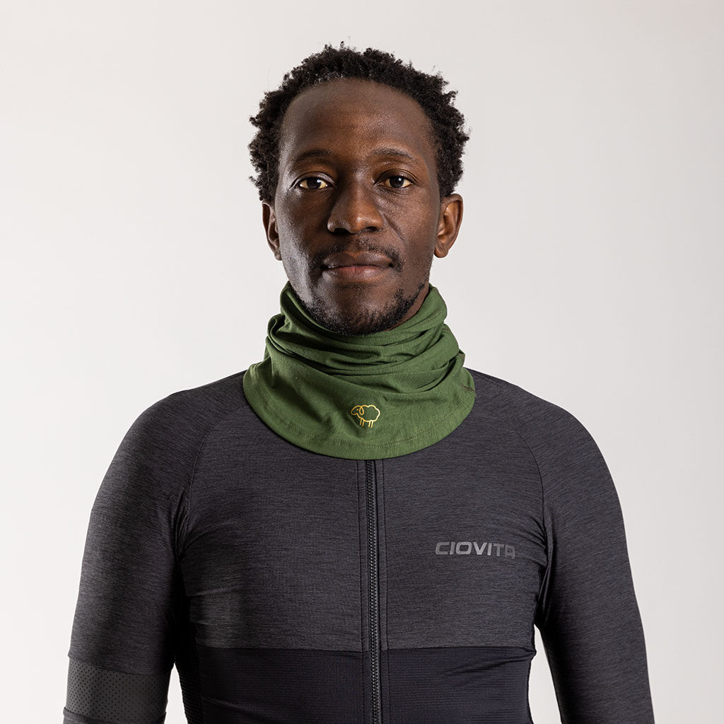 Merino Midweight Collar VitaTube (Olive)