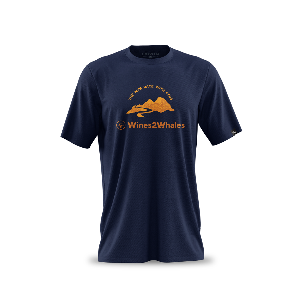 Men&#39;s FNB Wines2Whales 2023 T Shirt (Navy)