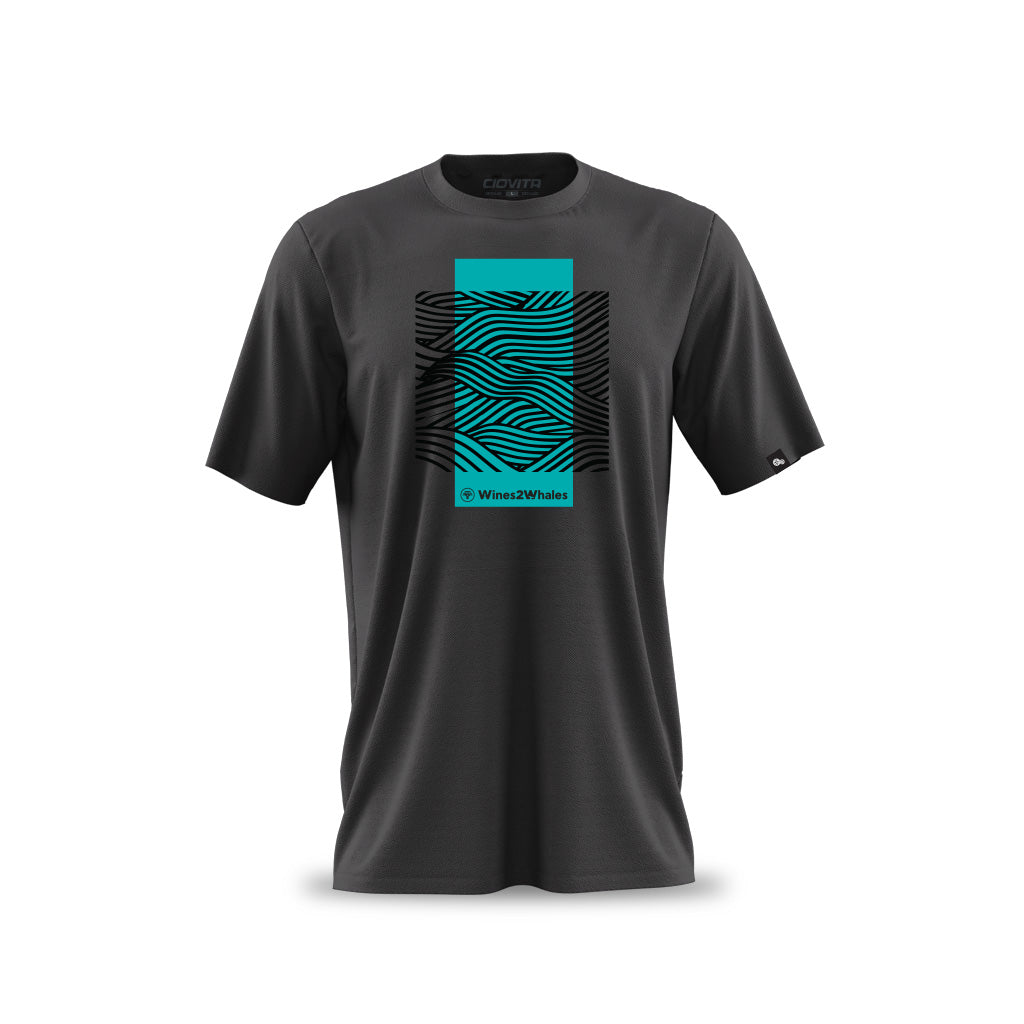 Men&#39;s FNB Wines2Whales 2023 Cape Fold T Shirt (Charcoal Melange)