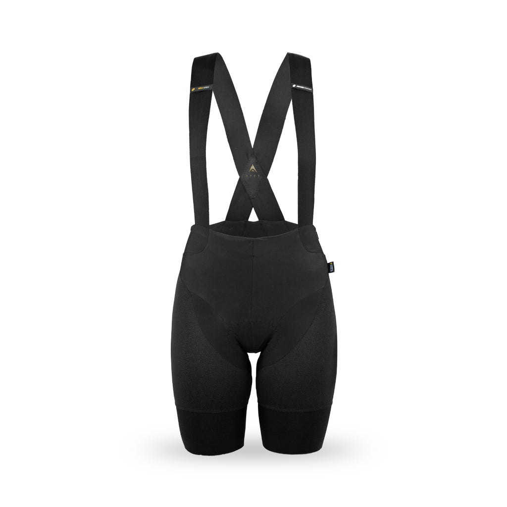 ladies cycling bib shorts with ceramic shield