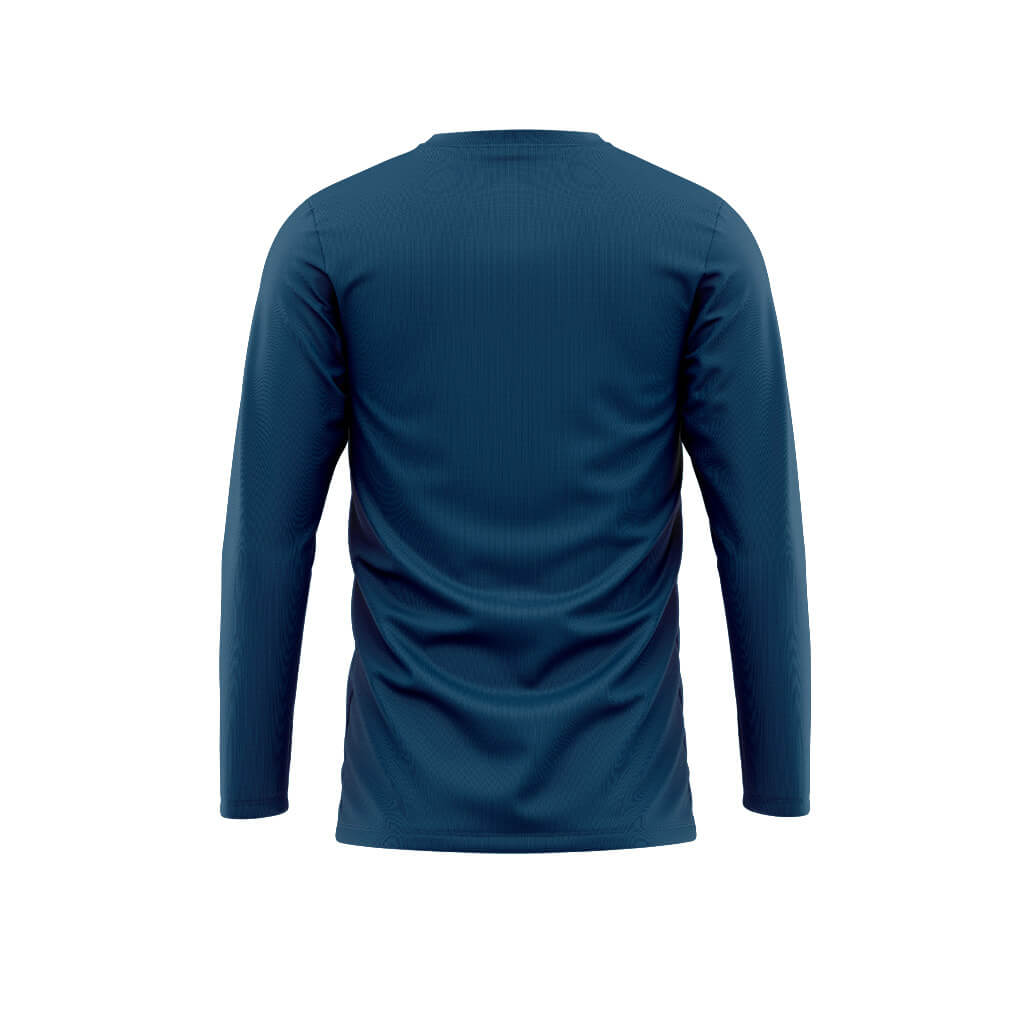 Men&#39;s Track Long Sleeve Shirt (Ocean Blue)