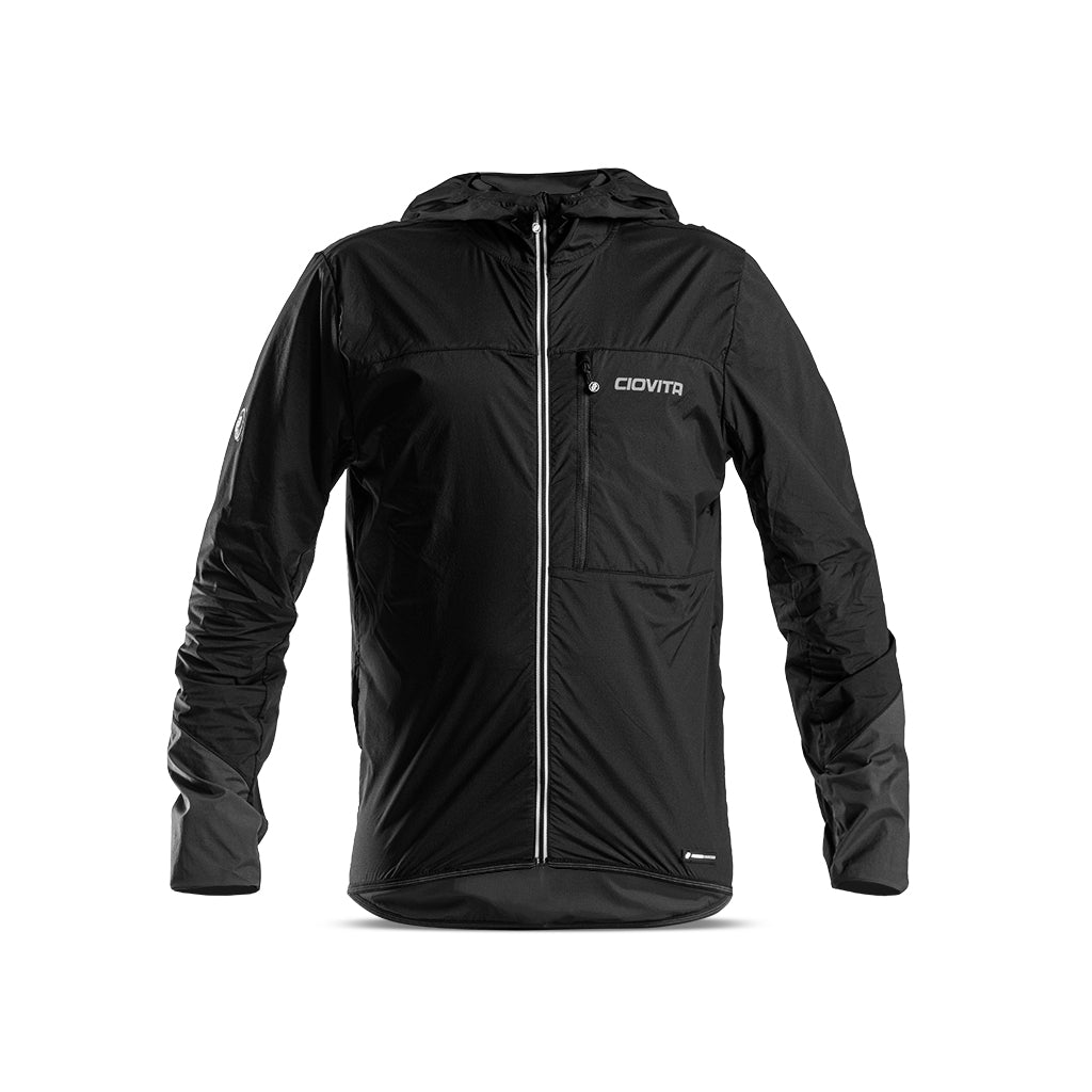 Men&#39;s Trovare Lightweight Gravel Jacket (Black)